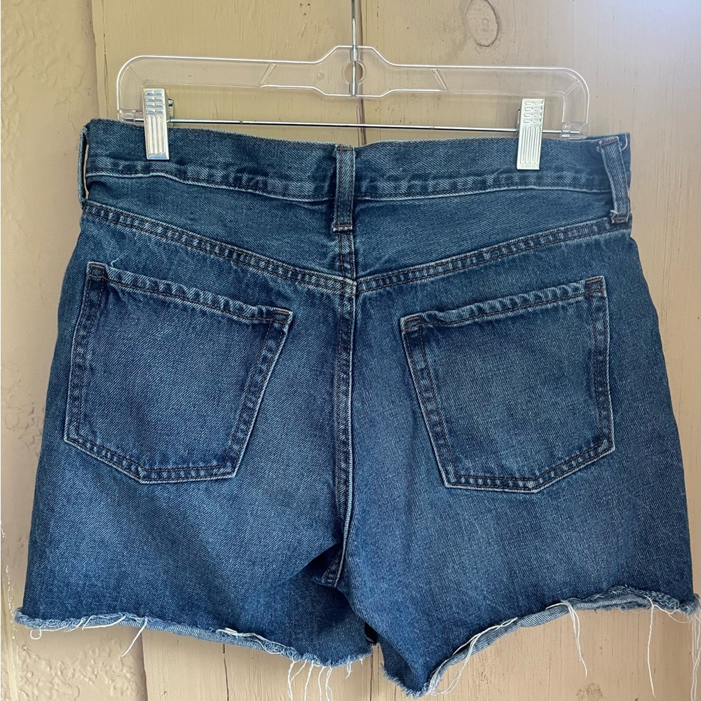 Old Navy Dark Blue Jean Shorts size 10. - Picture 2 of 3
